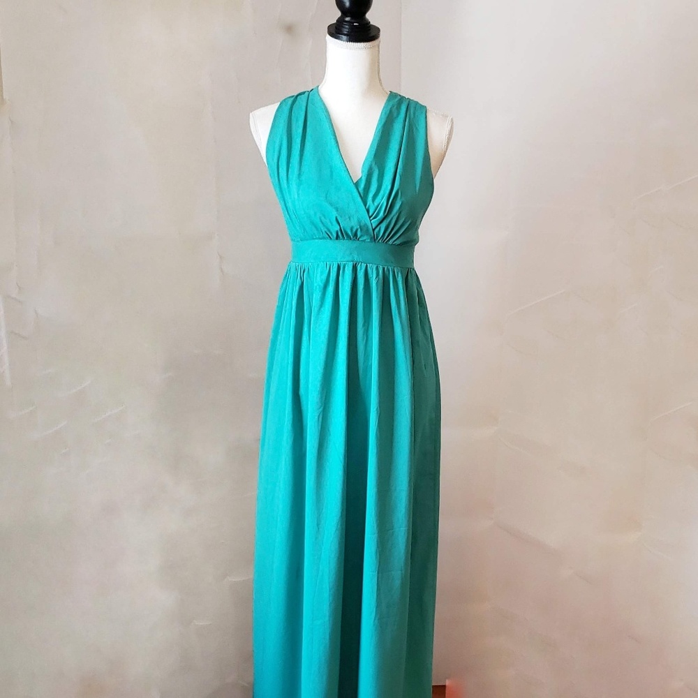 NWT Ya Los Angelos Teal Backless Dress
